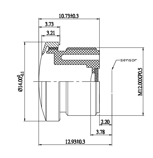 rearview lens YT-5112P