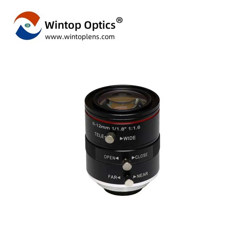 Obiettivo per telecamera di sicurezza industriale ad alte prestazioni con lunghezza focale di 1/1,8" e 6-12 mm YT-4872 - WINTOP OPTICS