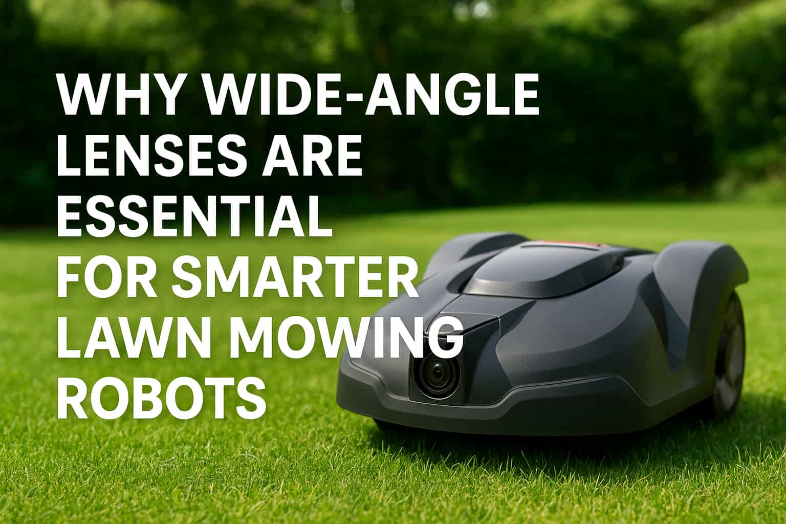 Perché gli obiettivi grandangolari sono essenziali per robot tagliaerba più intelligenti?