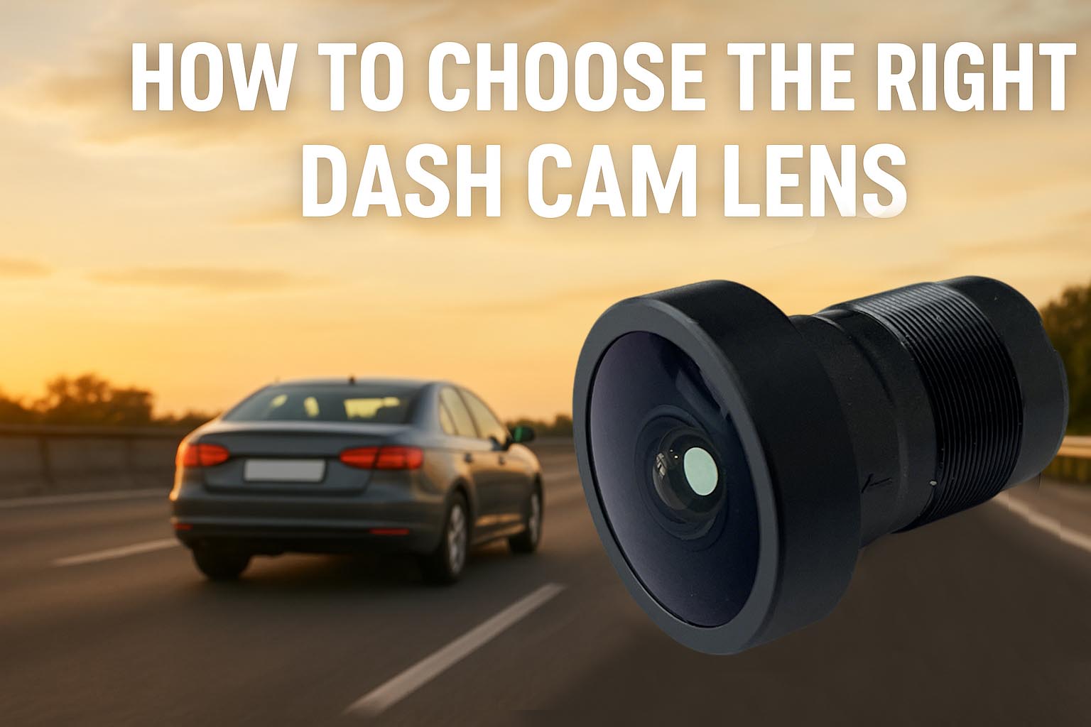 Come scegliere l'obiettivo giusto per una registrazione affidabile della tua Dash Cam?